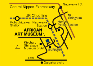 AFRICAN ART MUSEUM MAP